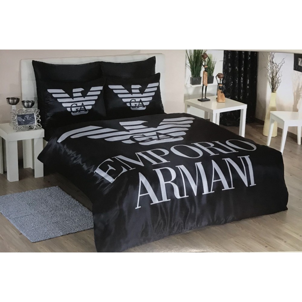 Armani Nevresim Takimi Only Black