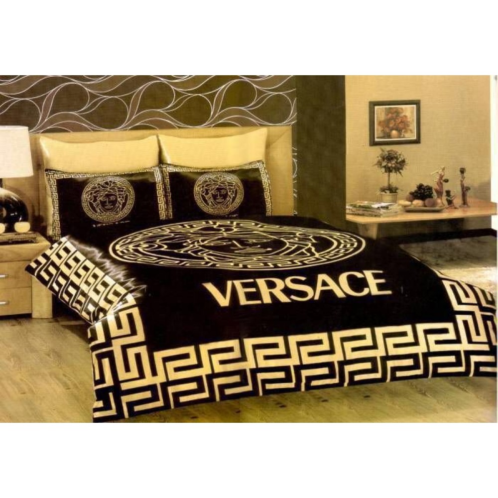 Versace Nevresim Takimi Altin
